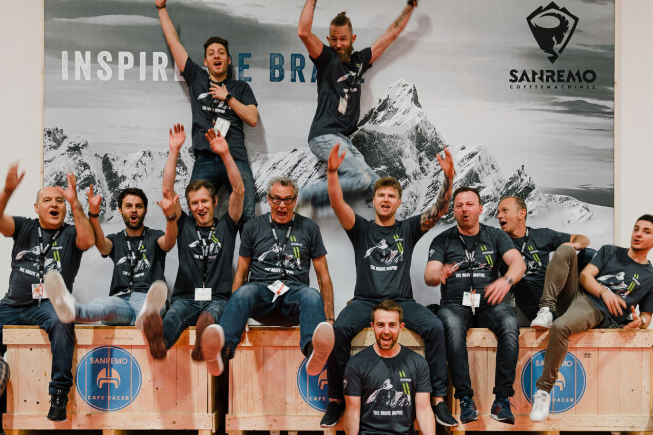 Sanremo staff at warehouse