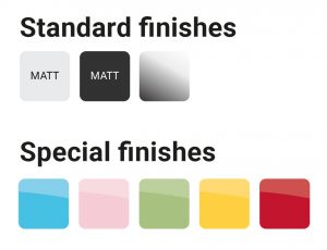 Sanremo CUBE espresso machine for home baristas available colours and finishes