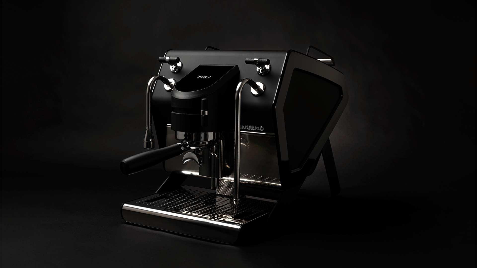Sanremo YOU, a sleek, touchscreen espresso machine designed for passionate coffee lovers and boutique café spaces