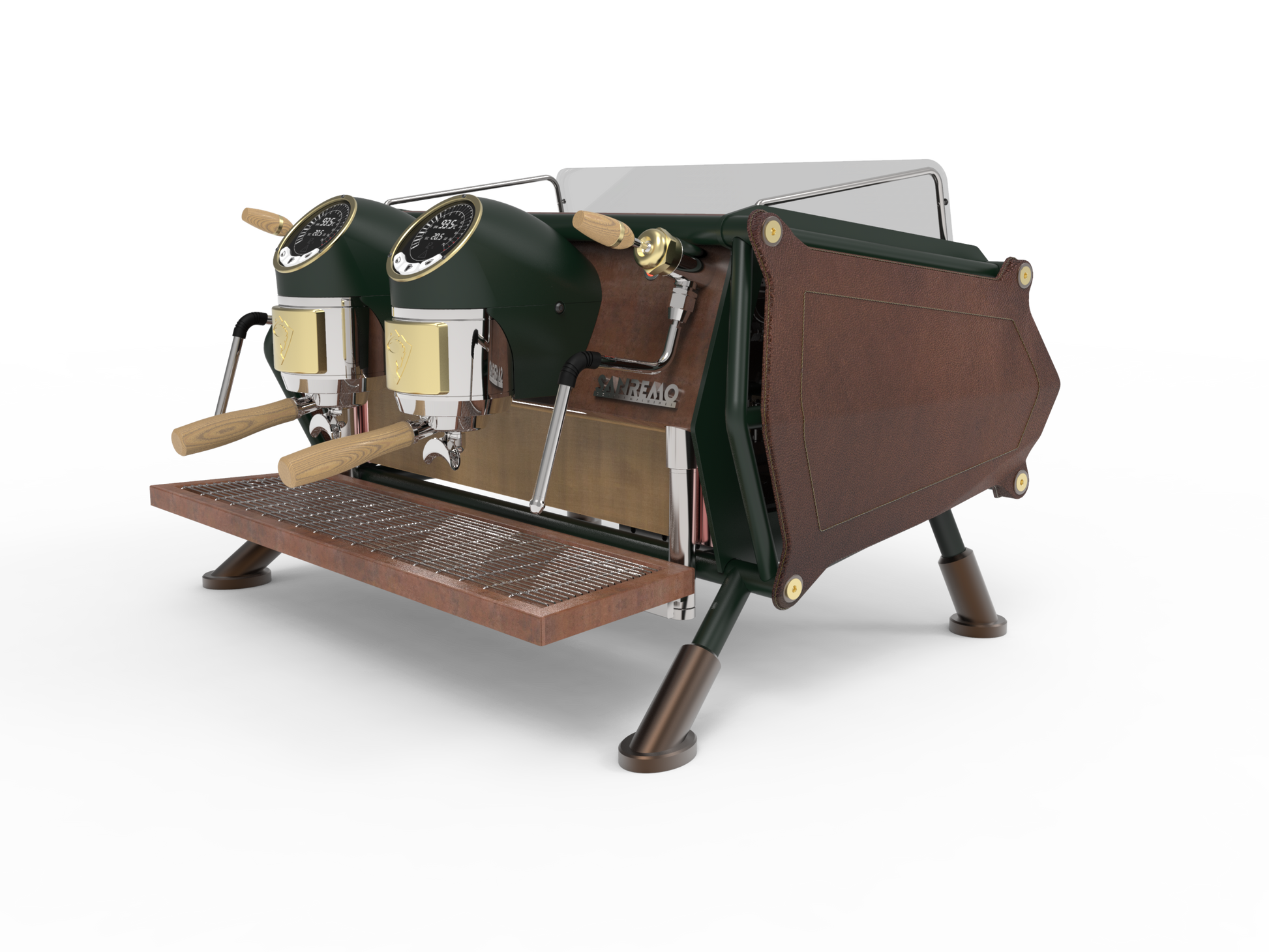 Sanremo Café Racer 2 Group Renegade edition espresso machine, 3/4 angled view