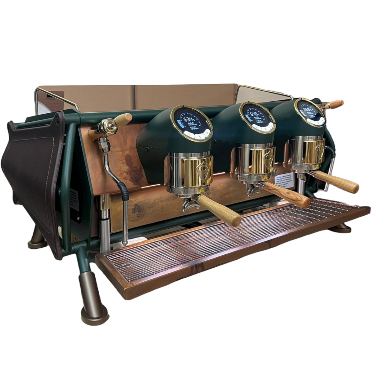 Sanremo Café Racer 3 Group Renegade commercial espresso machine, angled 3/4 perspective