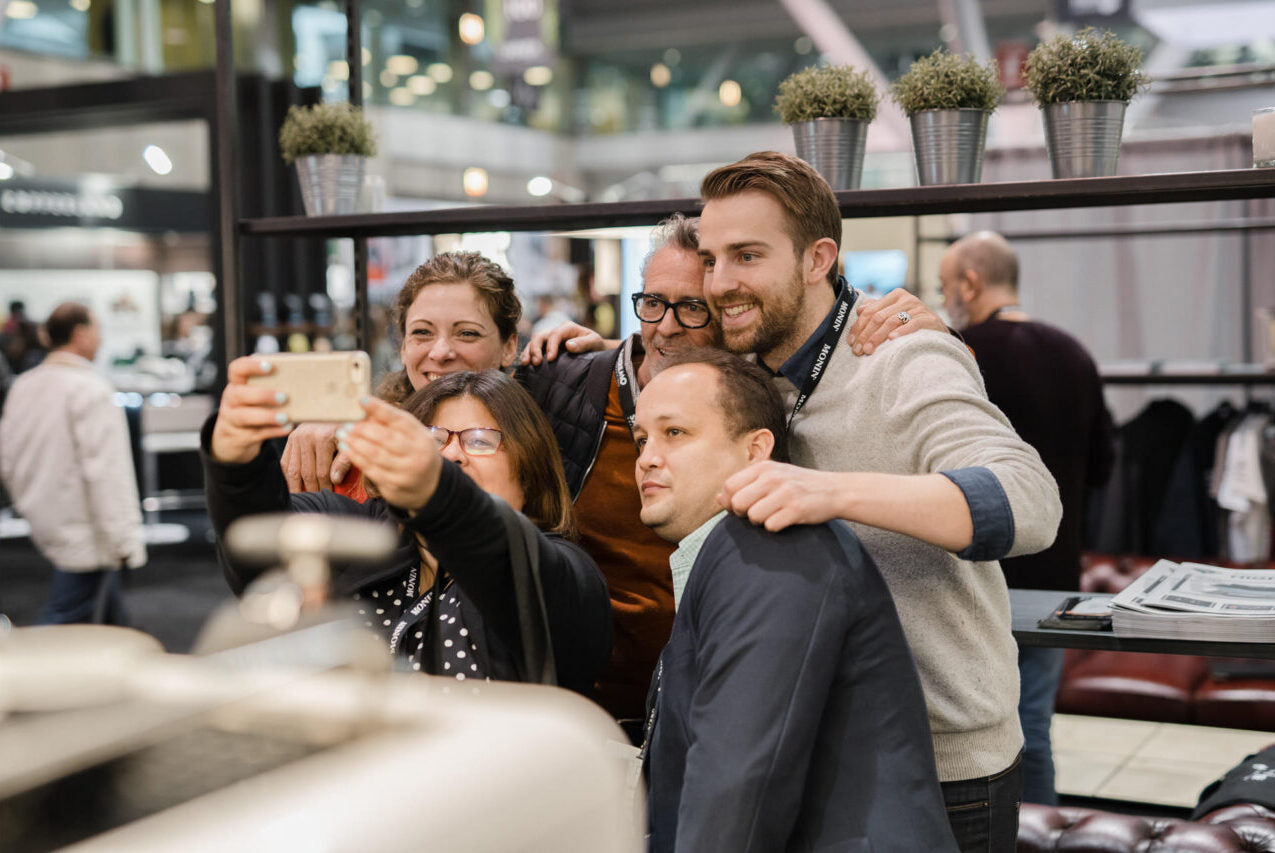 Sanremo staff at trade show booth