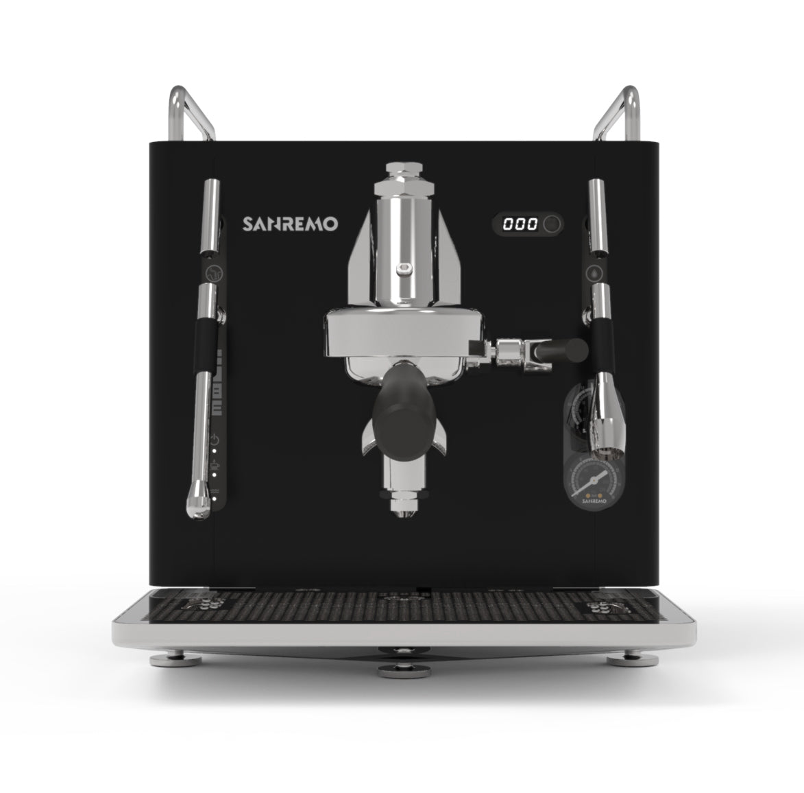 Sanremo CUBE espresso machine for home baristas in matte black, sleek prosumer design
