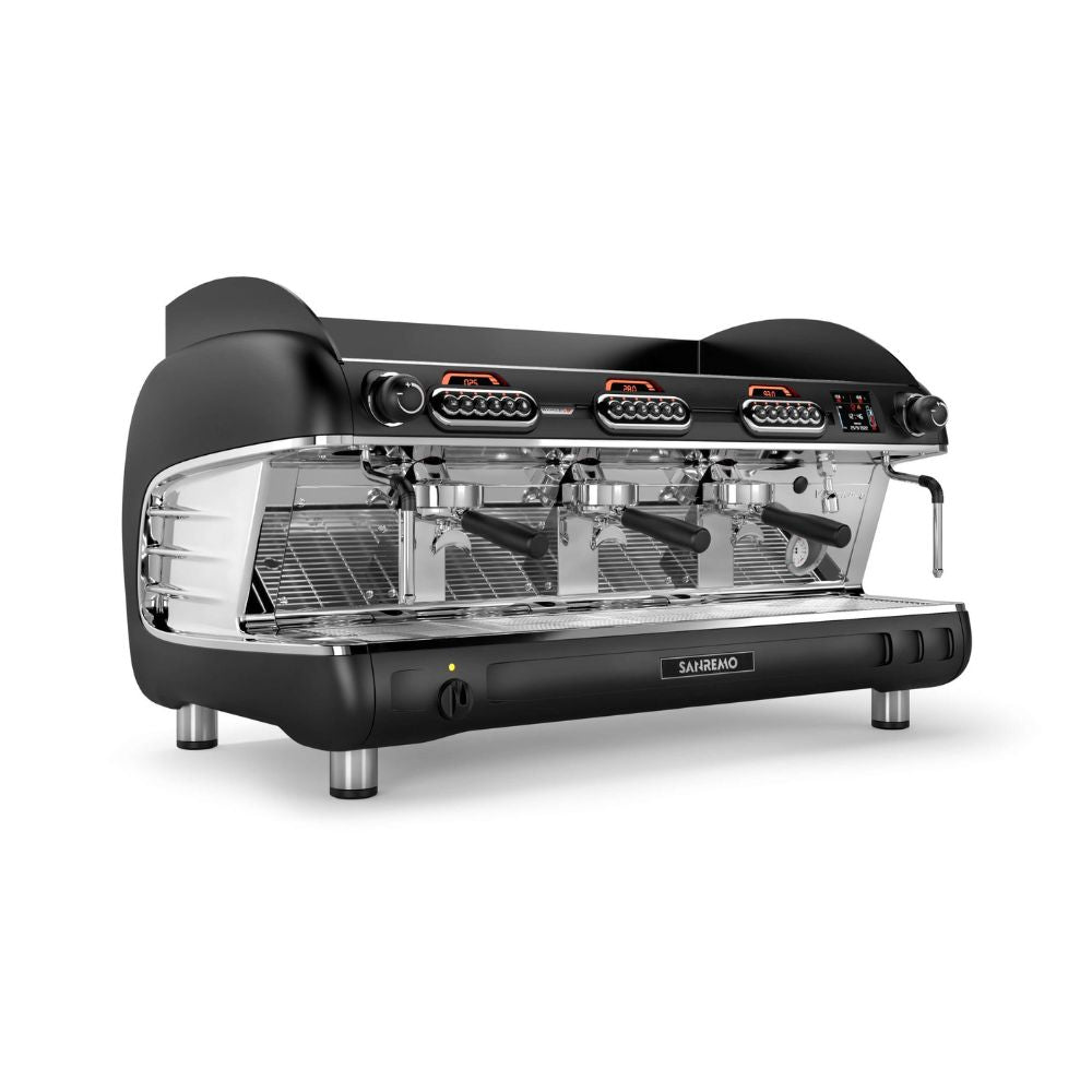 Sanremo Verona 3 groups espresso coffee machine 3/4 view